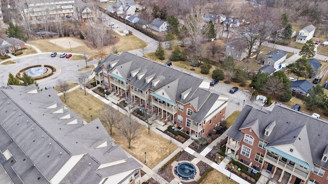 drone / aerial view featuring a residential view