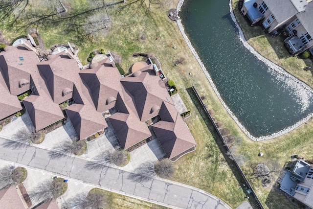 drone / aerial view featuring a residential view