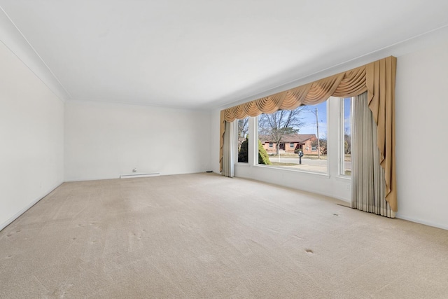 empty room featuring carpet flooring