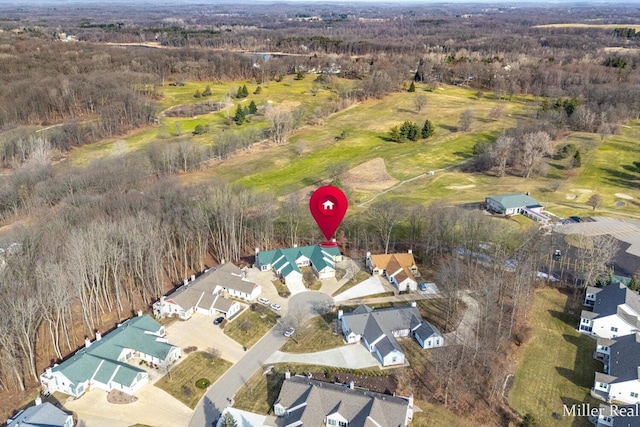 birds eye view of property featuring a residential view