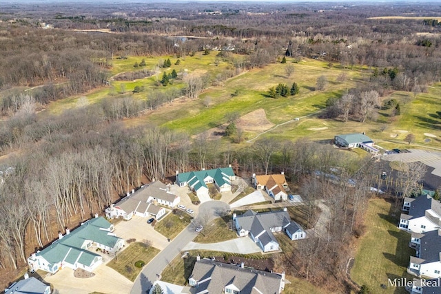 birds eye view of property featuring a residential view