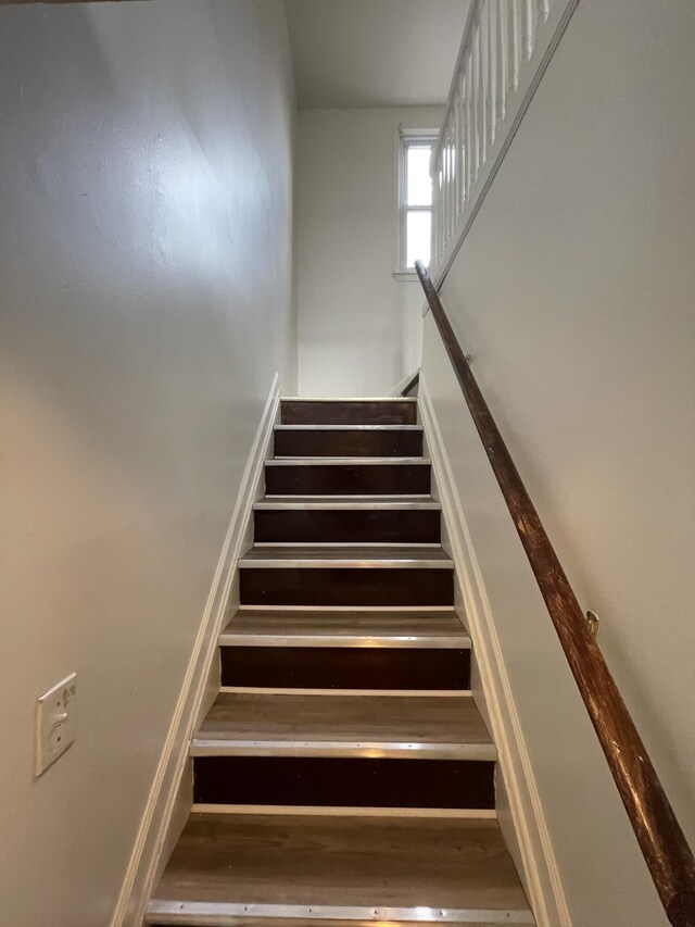 view of stairway