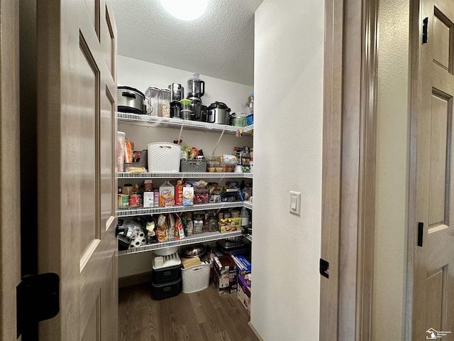 view of pantry