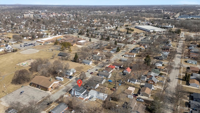 drone / aerial view featuring a residential view