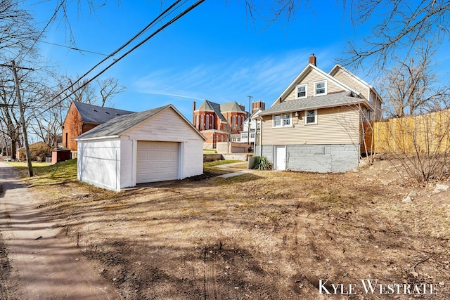 exterior space with driveway