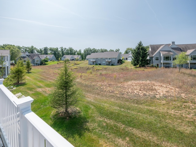 view of yard with a residential view