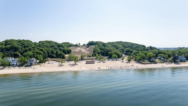 water view featuring a view of the beach