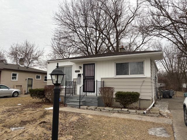 view of bungalow-style house