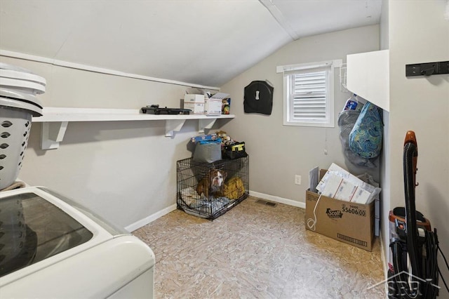 laundry room featuring laundry area and baseboards