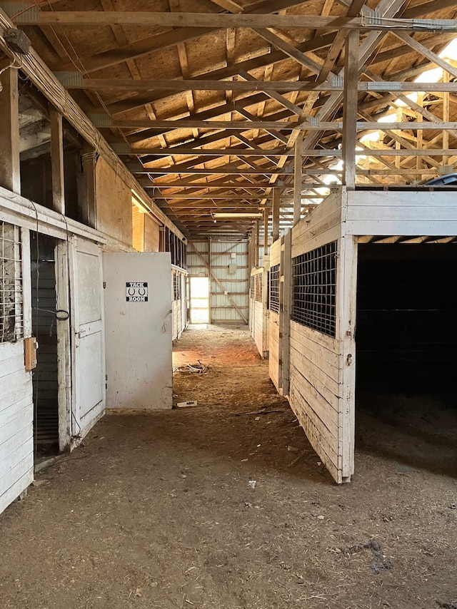 view of stable