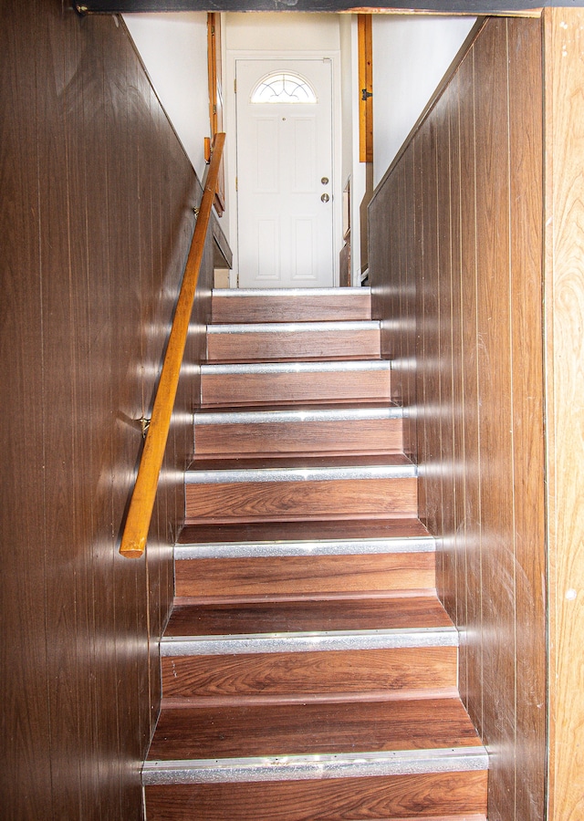 view of staircase