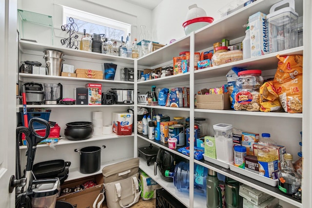 view of pantry