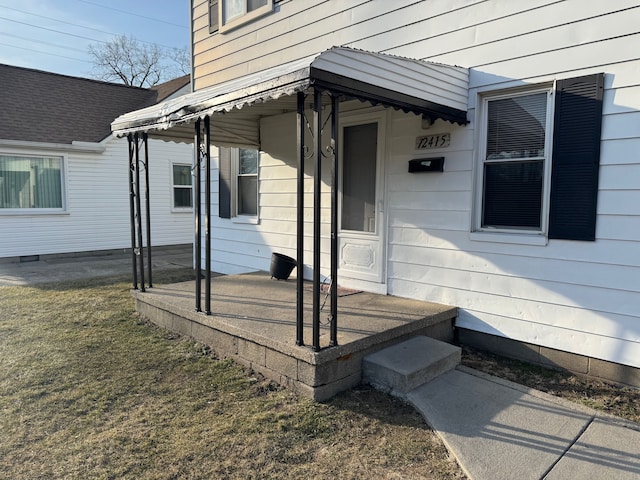 view of property entrance