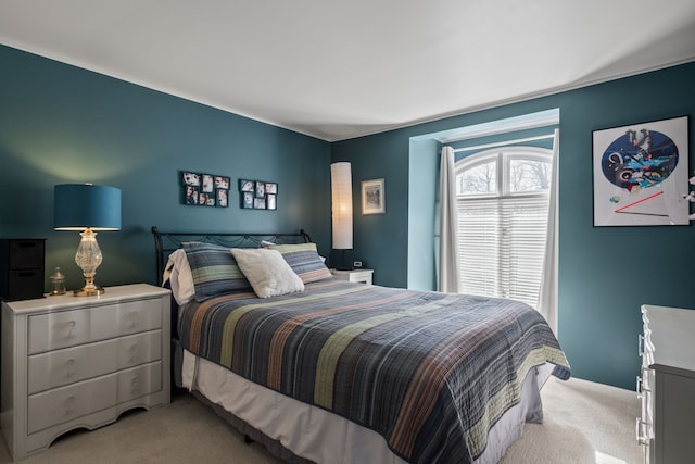 bedroom featuring carpet floors