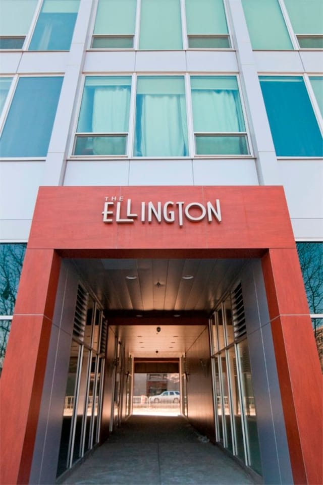 view of building exterior with a carport