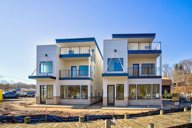 1 N Bailey Ave # 1, South Haven, MI 49090 - rear view of property featuring a balcony
