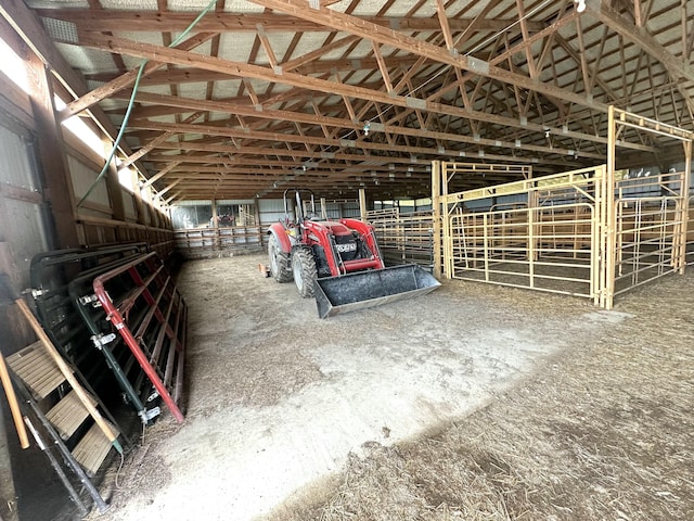 view of stable