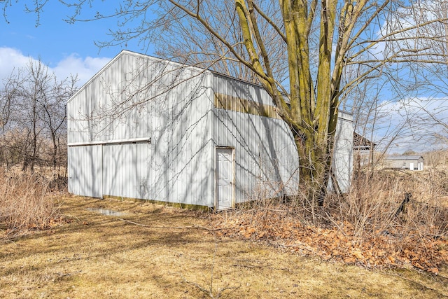 view of barn