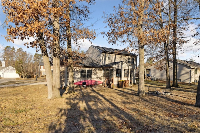 view of front of home