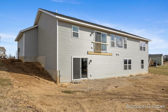 view of rear view of house