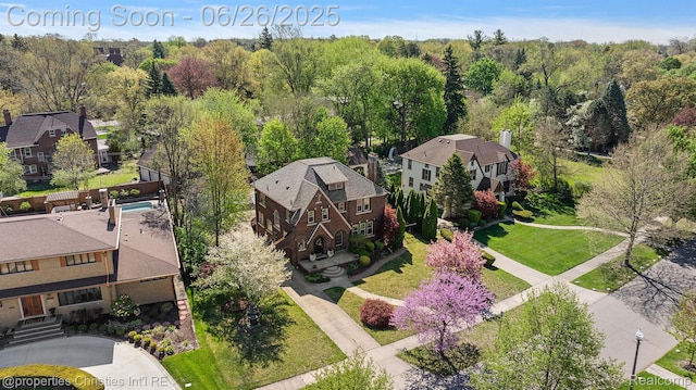 19344 Strathcona Dr, Detroit, MI 48203 - aerial perspective of suburban area