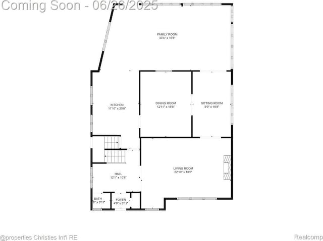 19344 Strathcona Dr, Detroit, MI 48203 - view of floor plan / room layout