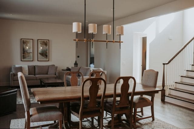 72460 Henry D Dr, Romeo, MI 48065 - dining room featuring stairs