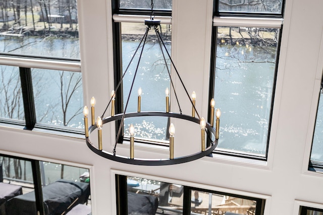 2060 S Algonquin Dr, Benton Harbor, MI 49022 - detailed view of a chandelier