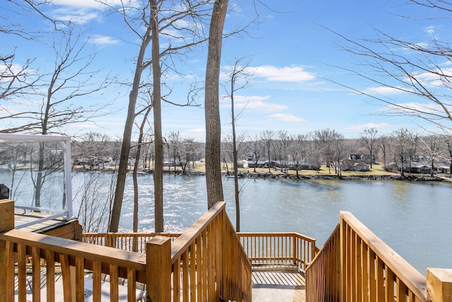 2060 S Algonquin Dr, Benton Harbor, MI 49022 - dock featuring a water view