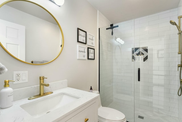 2060 S Algonquin Dr, Benton Harbor, MI 49022 - bathroom with a stall shower and vanity