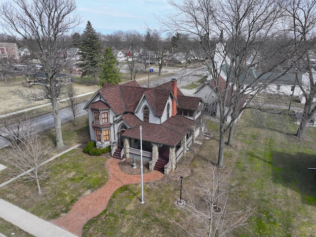 270 N Almont Ave, Imlay City, MI 48444 - drone / aerial view