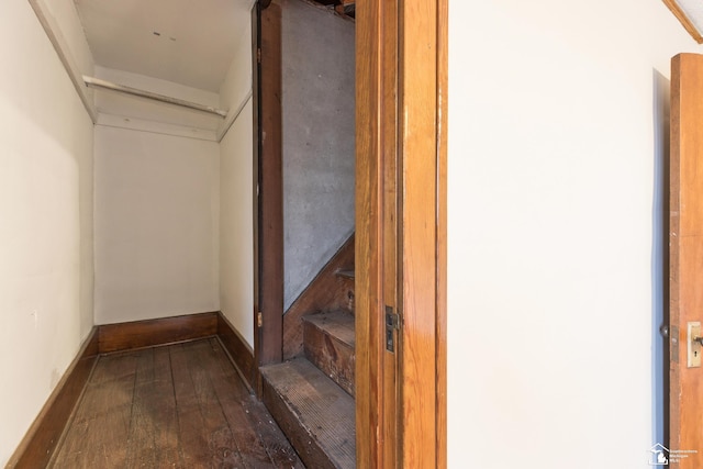 interior space featuring hardwood / wood-style floors