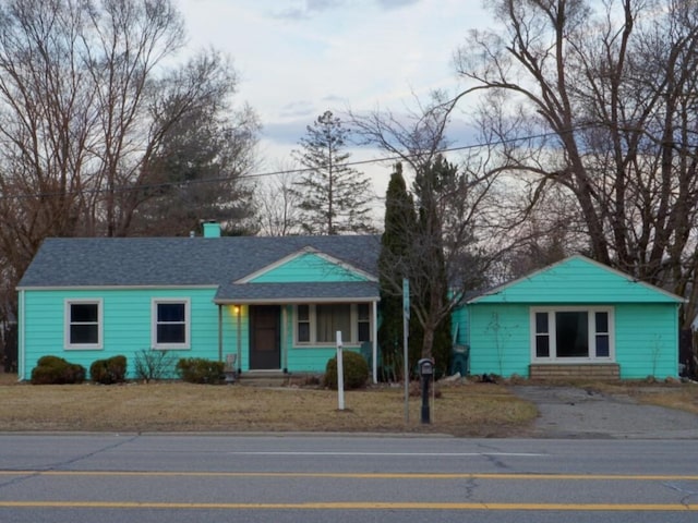 view of front of home