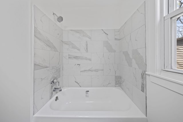full bathroom with shower / bath combination