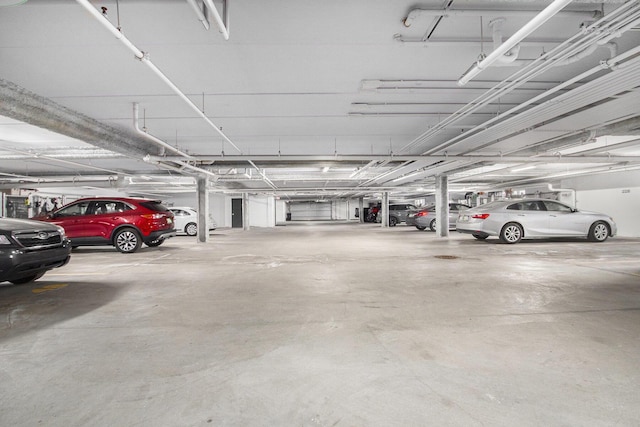 view of parking deck