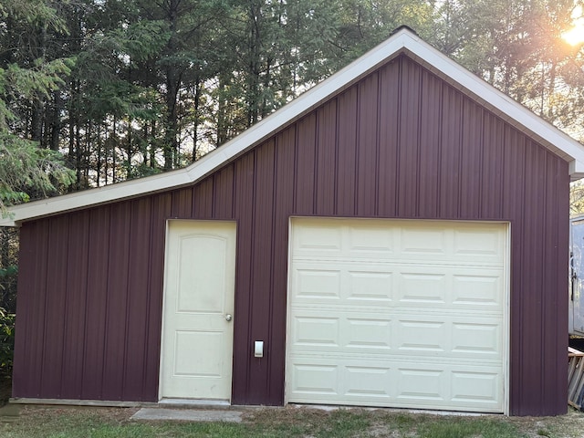 1357 W M-20, New Era, MI 49446 - view of garage