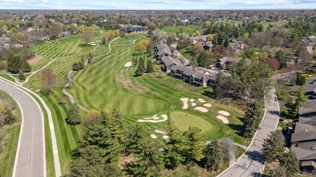 1920 Pine Ridge Ln, Bloomfield Hills, MI 48302 - aerial view of property's location featuring a local golf course and nearby suburban area