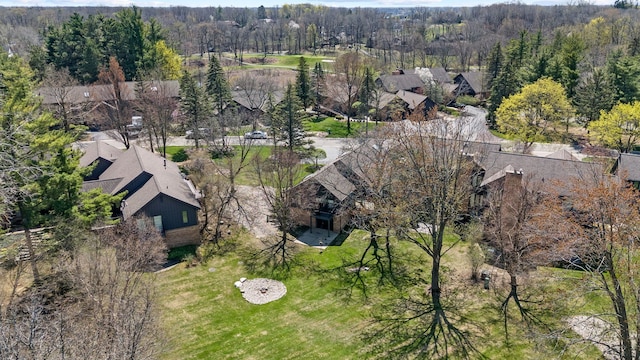 1920 Pine Ridge Ln, Bloomfield Hills, MI 48302 - view of property location featuring a heavily wooded area