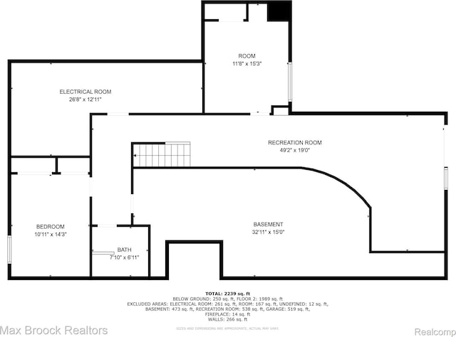 1920 Pine Ridge Ln, Bloomfield Hills, MI 48302 - view of floor plan / room layout