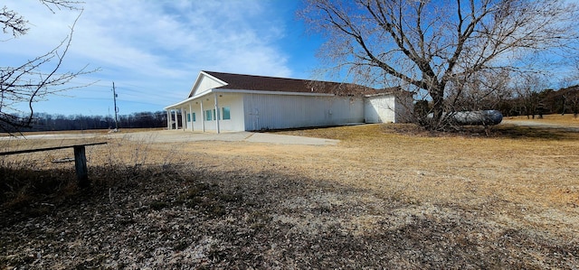 view of side of home