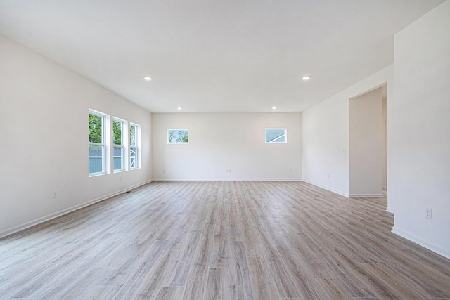 5227 Brinson Ln, Kalamazoo, MI 49009 - unfurnished room featuring light wood-type flooring and recessed lighting