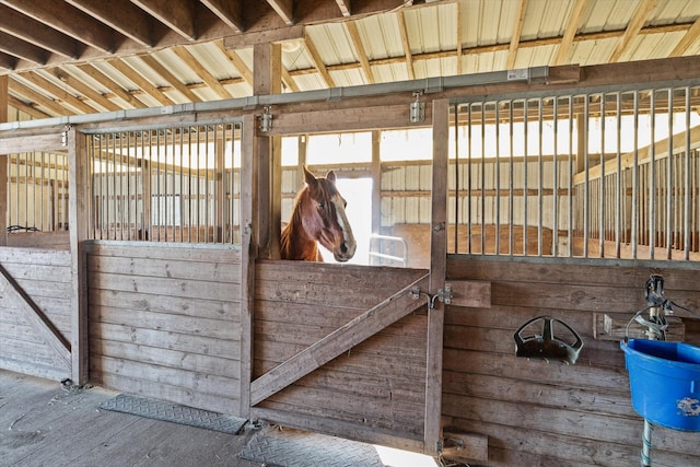 view of stable