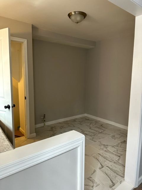 18635 Dale St, Detroit, MI 48219 - unfurnished room featuring marble finish floor and baseboards