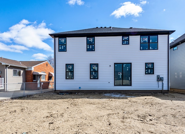 view of rear view of house