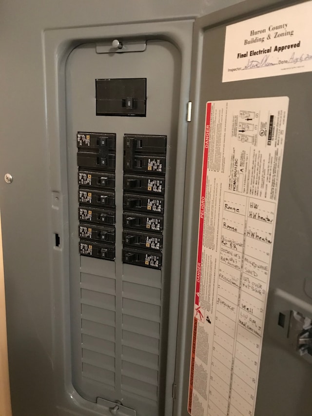 utilities with electric panel