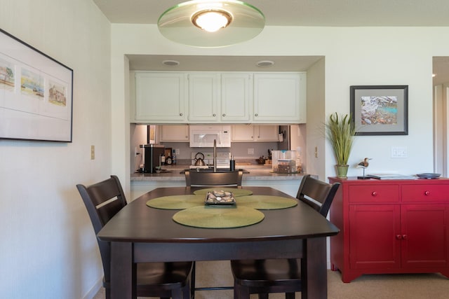 view of dining room