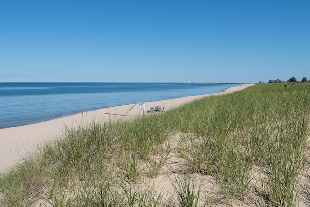 water view featuring a view of the beach