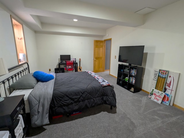 674 Booth Rd, Bronson, MI 49028 - carpeted bedroom with recessed lighting and baseboards