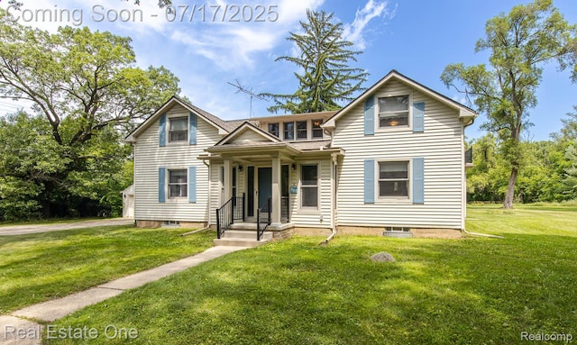 727 Romeo Rd, Rochester, MI 48307 - view of front facade featuring a front yard
