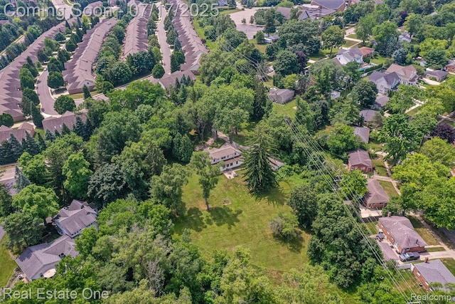 727 Romeo Rd, Rochester, MI 48307 - aerial view of property's location with nearby suburban area